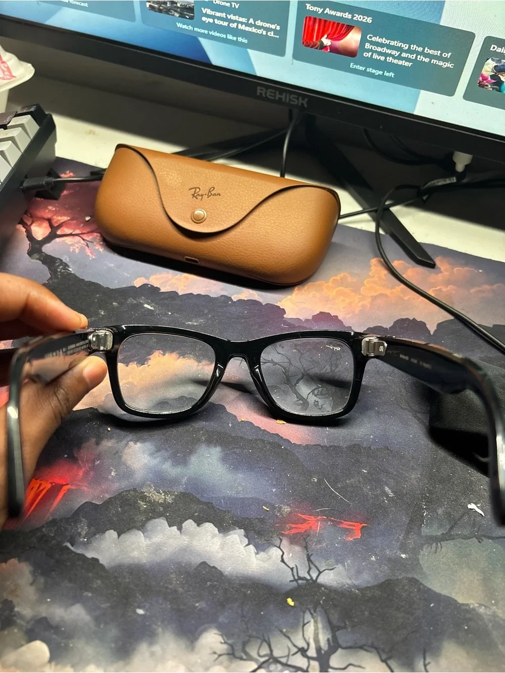 Ray-Ban Black Wayfarer-Style Eyeglasses